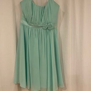 Mint size 10 bridesmaid dress Alfred Angelo